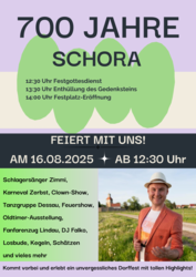 700-Jahrfeier Schora